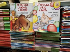 Lot of 5 If You Give a Mouse A Cookie Series Books by Laura Numeroff "RANDOM" Story Books price