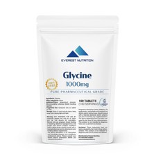 Glycine 1000mg Tab – Amino Acid for Relaxation, Sleep, Brain & Recovery Support Amino Acid price