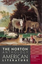 The Norton Anthology of American Literature, Volume a: Beginnings to 1820 American Literature price