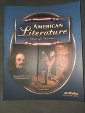 Abeka American Literature 4th Ed Student Textbook High School Homeschool American Literature price
