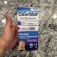 Clearblue Advanced Digital Ovulation & 1 Pregnancy Test Kit 16 Tests Exp 2027 Pregnancy / Ovulation Test price