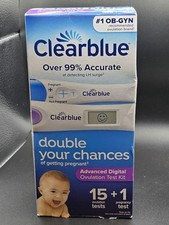Clearblue Advanced Digital Ovulation & 1 Pregnancy Test Kit 16 Tests Exp 07/2026 Pregnancy / Ovulation Test price