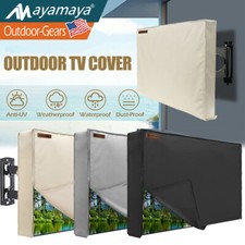 30"-85" Outdoor TV Cover For Flat Screens 600D Weatherproof Television Protector Televisions price