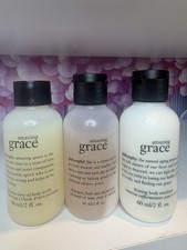 Philosophy Amazing Grace 2oz Gift Set + Gift 💝 Shower Gel , Scrub & Emulsion Philosophy Sets price