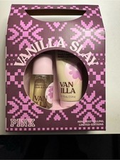 Victoria's Secret Pink & Maroon Vanilla Body Care Gift Set Body Care Sets price