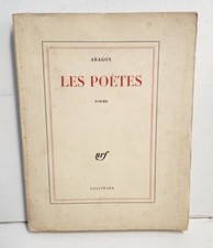 Aragon LES POETES POEM Gallimard 1960 French Literature Poetry French Literature price