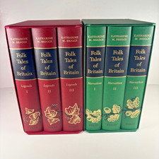 Folio Society Folk Tales of Britain 6 vols Legends Narratives 2 sets slipcases Folk Literature price