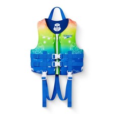 Speedo Rainbow Shark Kids' Life Jacket Vest - Blue Youth Jacket (Size Life Jacket price