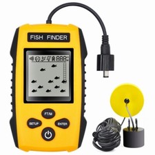 328FT Portable Fish Finder Depth Echo Sonar Alarm Sensor Transducer Fishfinder Fish Finder price