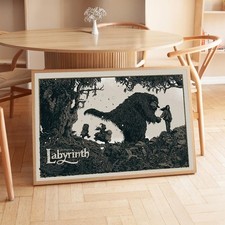 Labyrinth Fantasy Adventure Vintage Illustration Art Poster Fantasy Adventure price