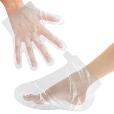 100 Pcs Hand Paraffin Wax Liners and 100 Pcs Foot Cover Bags for Thermal Hot Wax Manicure / Pedicure Supplies and Sets price