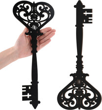 2 Pcs Keys Wall Decor Large Skeleton Key Sign Vintage Antique Wooden Wall Art Fa Wooden Wall Art price