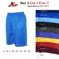MENS ATHLETIC JERSEY 2 POCKET MESH SHORTS GYM WORKOUT BASKETBALL FITNESS S-5X Fitwear (Fitness Clothing) price