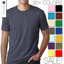 Next Level Apparel Premium Crew Neck T-Shirt - Mens Soft Fitted Basic Tee 3600 Fitwear (Fitness Clothing) price