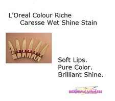 BUY 2, GET 1 FREE! (add 3 to cart)  Loreal Colour Caresse Wet Shine Lip Stain Lipsticks & Lip Glosses price