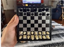 Magnetic Travel Chess Set Mini Portable Folding Board Game Pocket Size 5.9"* Chess price