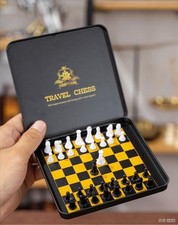 Portable Pocket Chess Set Mini Magnetic Chess Game Travel in Classic Box Chess price