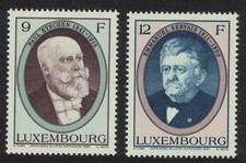 Statesmen's Death Anniversaries 2v Luxembourg 1990 MNH SG#1270-1271 Statesmen & Politicians price