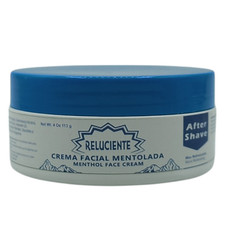 Reluciente After Shave Menthol Face Cream 4oz Cooling Hydrating Skin Care After Shave Care price