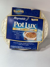 Reynolds Pot Lux Cookware For Oven & Microwave 2 Qt Round Vintage (D) Gas Stove & Lux price