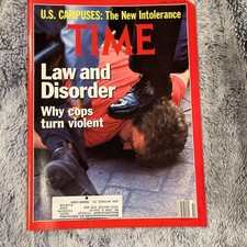 Time Magazine  Law And Disorder Why Cops Turn Violent / The P.C. Front   1991 Current - General Topics price