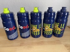 New! Lot of 5 The Feed Race Water Bottle | 500ml | 16 oz | Tour de France Racing-Professional Bicycles price