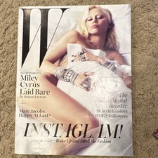 W Magazine March 2014 Miley Cyrus Cover Fashion Social Media Issue Social Life / Social Issues price
