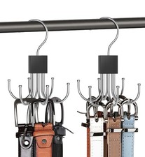 Multi-Purpose Rotatable Belt Hanger & Organizer  for Belts, Bras, Ties, Scarves. Closet Organiser price