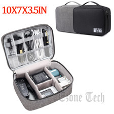 Portable Electronic Organizer Travel Cable Storage Bag Cord Case Accessories US Storage Bag price