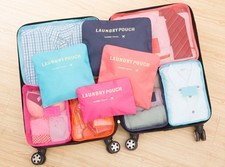 9Pcs Waterproof Clothes Storage Bags Packing Cube Travel Luggage Organizer Pouch Storage Bag price