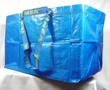 IKEA LARGE BLUE BAG Shopping Grocery Laundry Storage Tote Bags Strong FRAKTA Storage Bag price