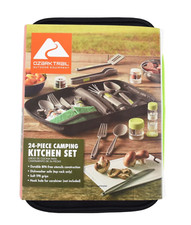 Ozark Trail - 24-Piece Camping Kitchen Set BPA-Free Plastic with Travel Bag Camping Kitchen price