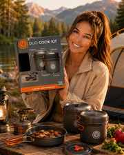 UST Brands 20-12563 Duo Backpacking Kitchen Camping Cookware Bowl Cup Cook Kit Camping Kitchen price