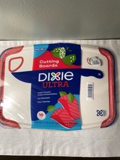 Dixie Ultra Cutting Boards NEW Disposable Pack Of 10 Camping Beach Kitchen Food Camping Kitchen price