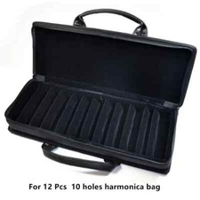 10Hole Blues Harmonica Case Diatonic Harmonica Case Bag for 12 Blues Harmonicas Musical Instrument Case & Bag price
