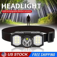 XPE+COB LED Powerful Headlamp USB Rechargeable Camping Head Light Adjustable Headlamp price