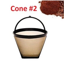 GoldTone Reusable #2 Cone Coffee Filters for Cuisinart Coffee Makers and Brewers Coffee Makers price