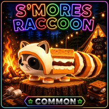 S'MORES RACCOON (CHEAP) ADOPT A PET FROM ME - CHEAPEST ON EBAY Adventure price