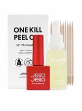 Jello Jello Peel Off Base Gel + One Kill Remover Nail Gel Removal Kit Nail Polish price