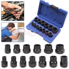 13PCS Impact Bolt Extractor Set Nut Remover Set Stripped Extraction Socket Tool Sockets price