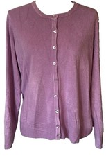 Lavender Knit Cardigan Sweater Womens Button Front Pastel Cottagecore Soft Cozy Women's Sweater & Cardigan & Knitwear price