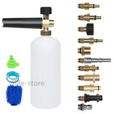 Snow Foam Lance Car Pressure Washer Gun Soap Cannon 1/4" Fit Karcher Lavor Ryobi Pressure Washer price