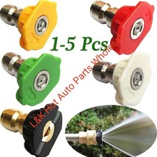 1-5Pcs Pressure Washer Spray Tips Nozzles High Power Kit Quick Connect 1/4" Set Pressure Washer price