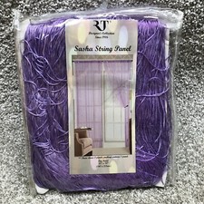 Sasha String Panel Purple One Panel 55x84 Curtain Satin Funky Retro Hippie NEW String Curtain price