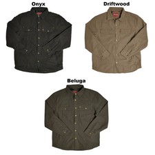 Coleman Men's Fleece Lined Snap Closure Canvas Shirt Jacket Men's Jacket price