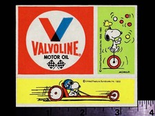 VALVOLINE Motor Oil - Original Vintage 1960's 70's Racing Decals/Stickers NHRA A Motor Oil price