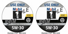 Mobil 1   5W-30 – Engine Bay ID Labels (Set of 2) Motor Oil price