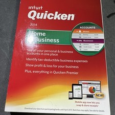 Intuit Quicken 2014 Home & Business Software Disc Windows XP SP3 + Vista SP1/7/8 Accounting Software price