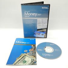Microsoft Money Deluxe 2007 (Windows PC) Accounting Finance w/ Manual VGC Accounting Software price