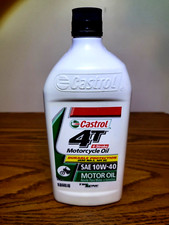 Castrol 4T Motorcycle Oil 1qt. 4 Stroke SAE 10W-40 Motor Oil Motorcycle Motor Oil price